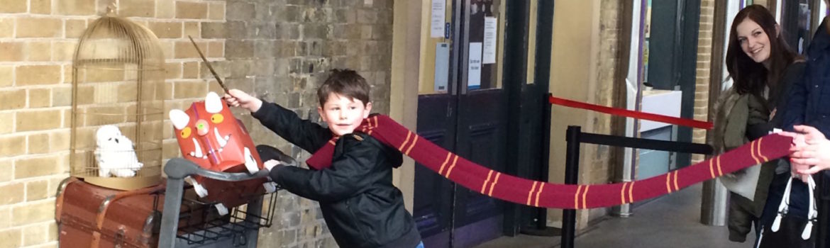 Harry Potter: Platform 9 3/4 at London's Kings Cross Station