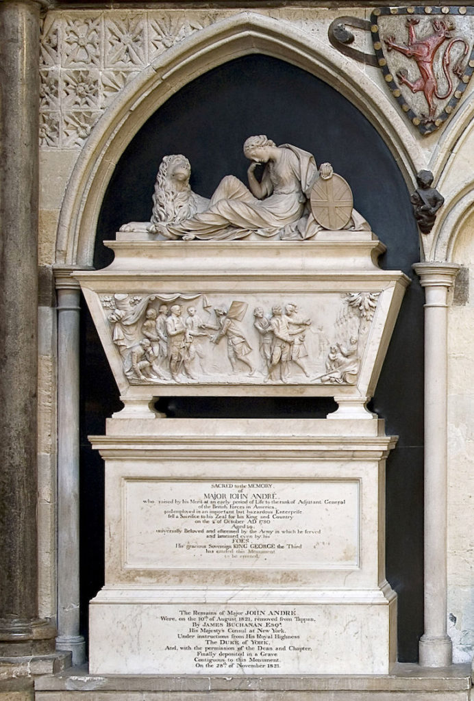 Memorial At Westminster Abbey For Major John Andre - An Officer, A ...