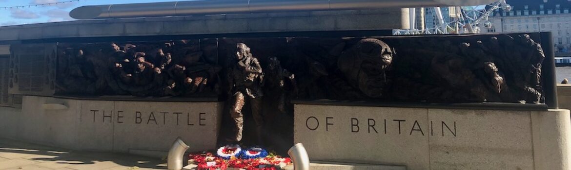 The Battle of Britain Memorial on Victoria Embankment in London. Photo Credit: © Ursula Petula Barzey.