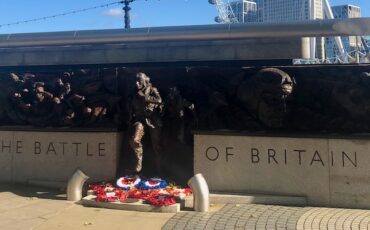 The Battle of Britain Memorial on Victoria Embankment in London. Photo Credit: © Ursula Petula Barzey.