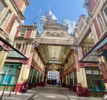 Entrance to Leadenhall Market in London. Photo Credit: © Ursula Petula Barzey.