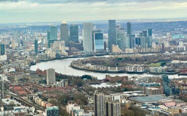 View of Canary Wharf from Horizon 22. Photo Credit: © Ursula Petula Barzey.