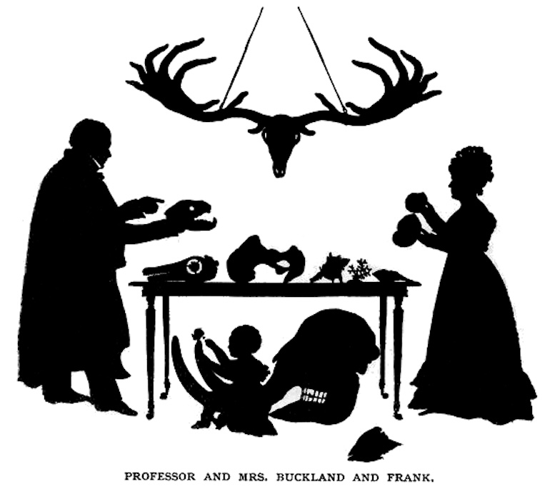 Buckland family silhouette. Photo Credit: © Public Domain via Wikimedia Commons.