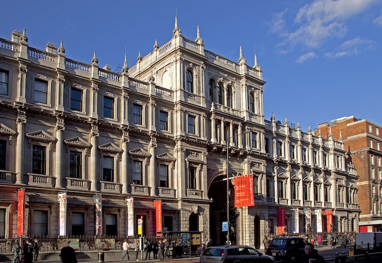 Burlington House in London. Photo Credit: © Tony Hisgett via Wikimedia Commons.